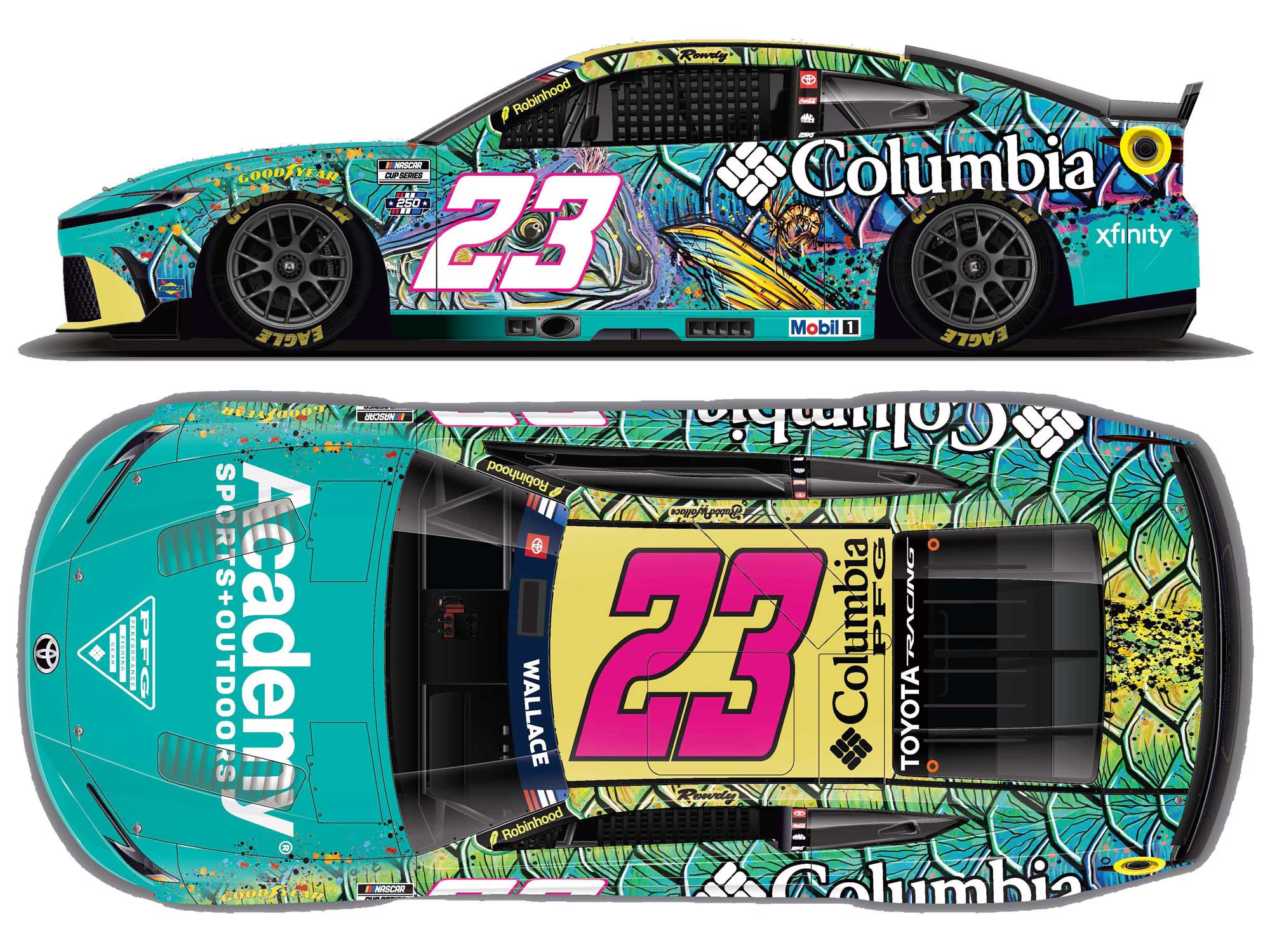 (Preorder) Bubba Wallace 2026 Columbia PFG 1:64