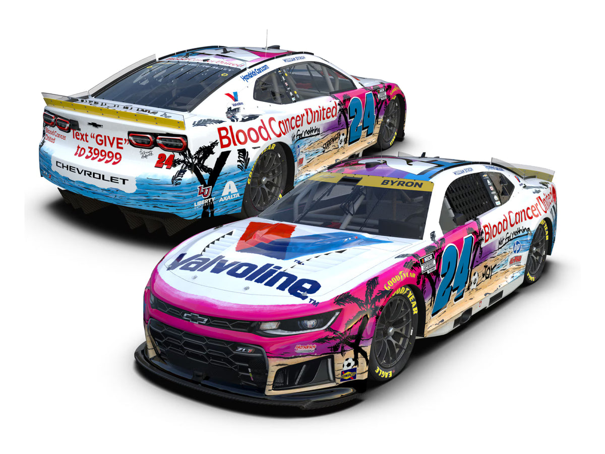 (Preorder) William Byron 2026 Valvoline Blood Cancer United 1:64