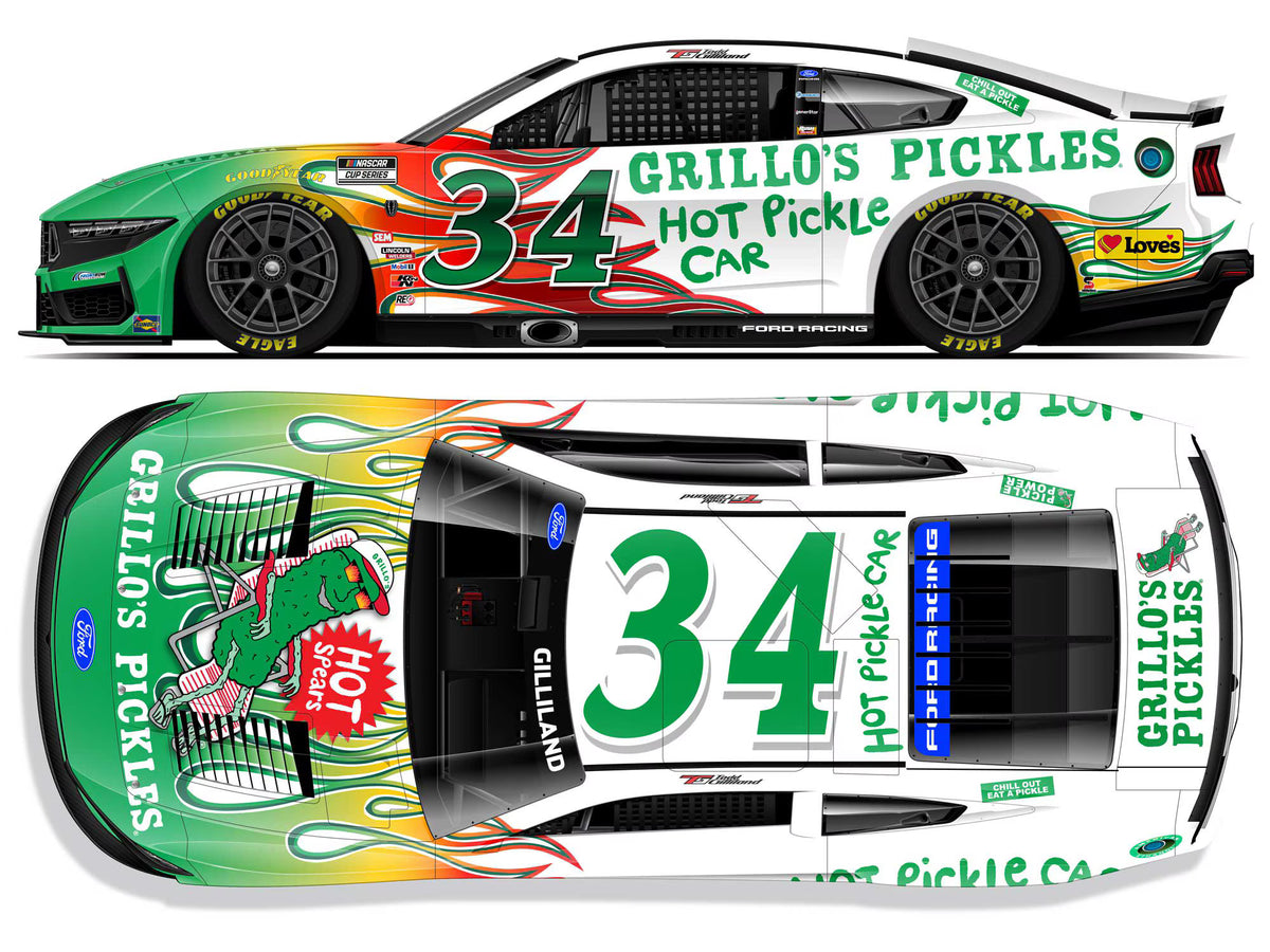 (Preorder) Todd Gilliland 2026 Grillo's Pickles Hot Spears 1:64