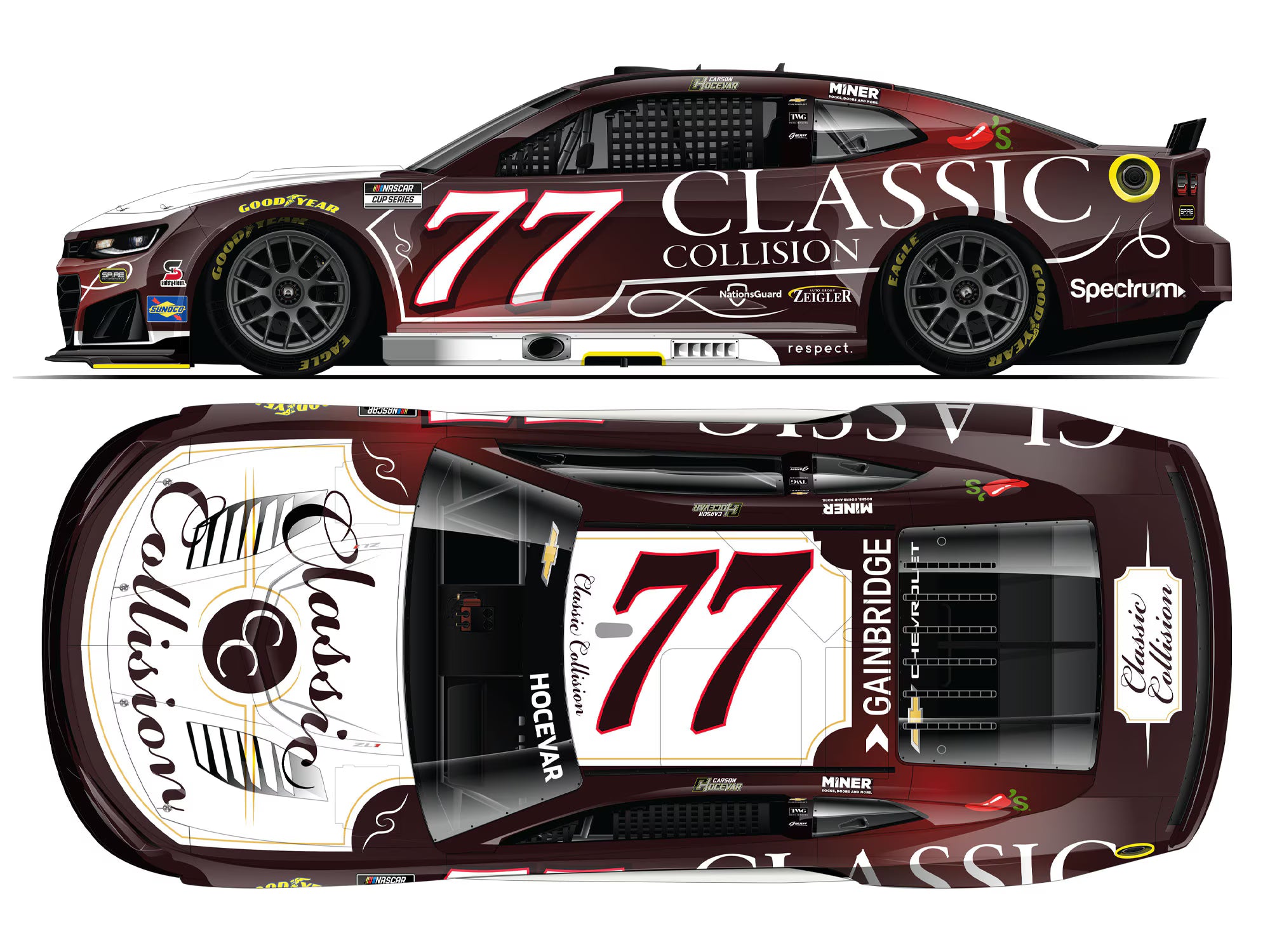 (Preorder) Carson Hocevar 2026 Classic Collision 1:24 - Elite