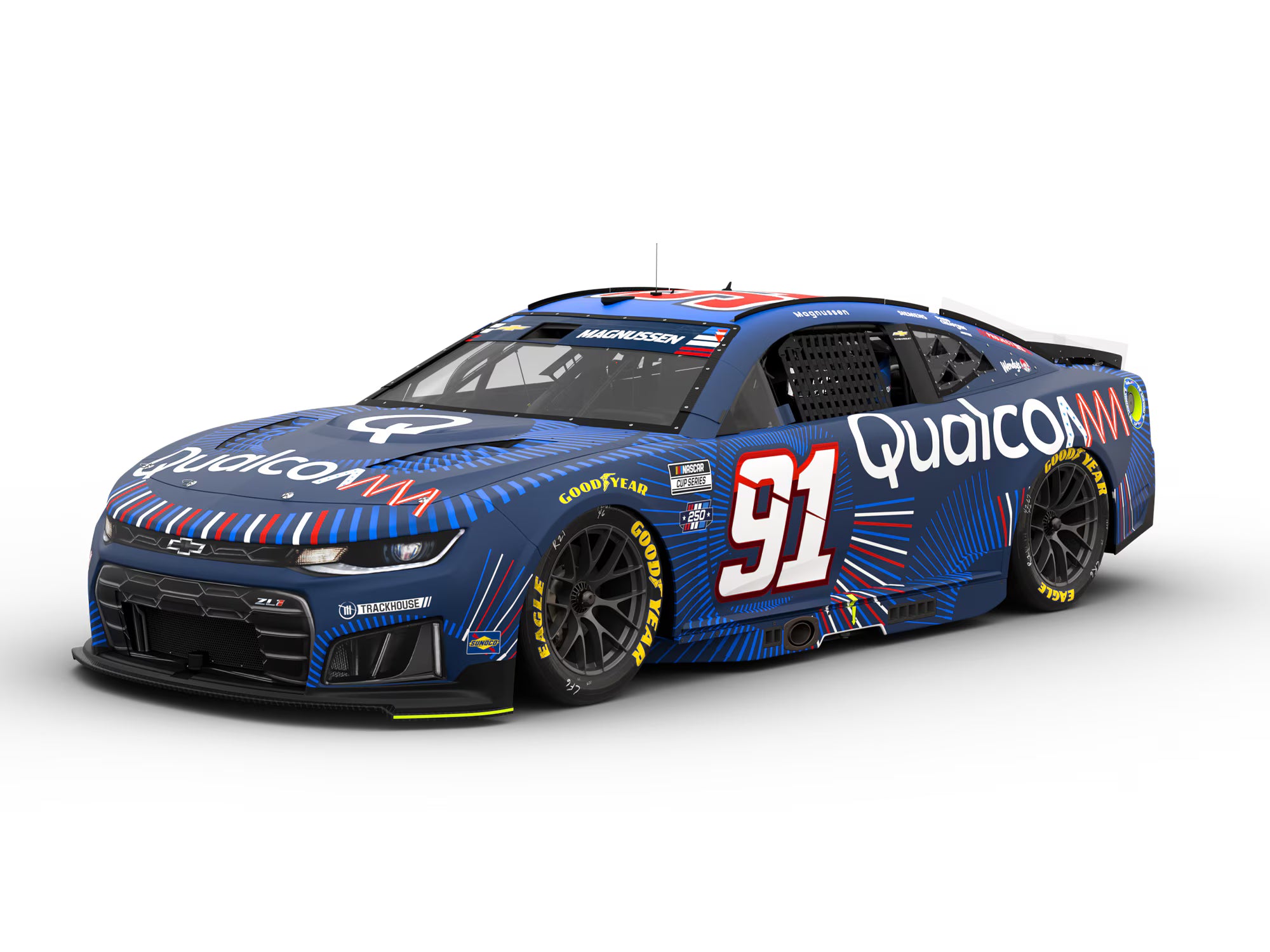 (Preorder) Kevin Magnussen 2026 Qualcomm 1:24 - Color Chrome