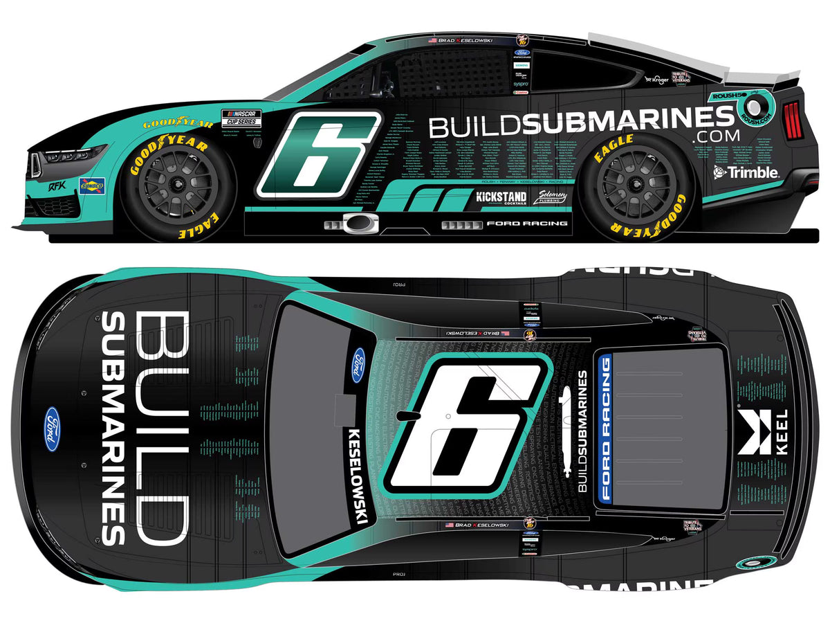 (Preorder) Brad Keselowski 2026 Buildsubmarines.com Tribute to Veterans 1:24 - Elite