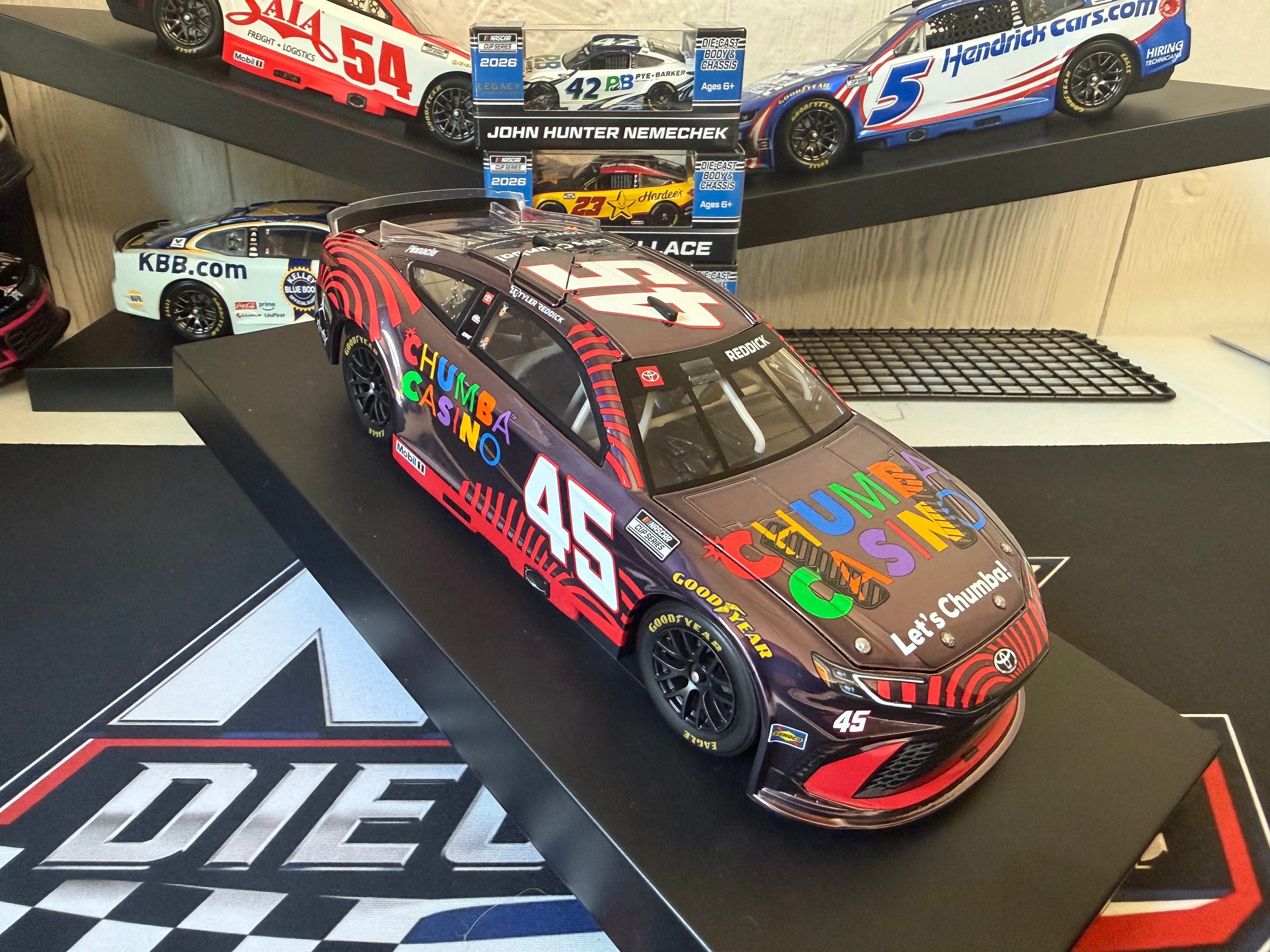 Tyler Reddick 2026 Chumba Casino 1:24 - Color Chrome