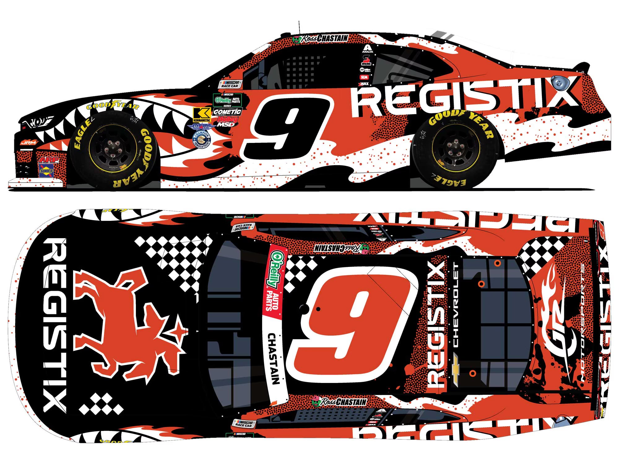 (Preorder) Ross Chastain 2026 Registix 1:24 - Standard