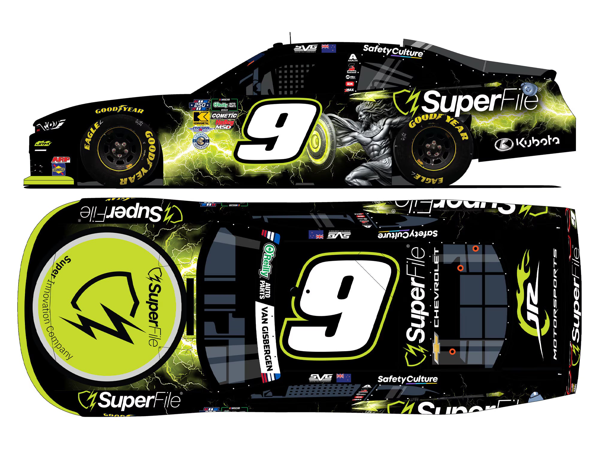 (Preorder) Shane Van Gisbergen 2026 Superfiles 1:24 - Color Chrome