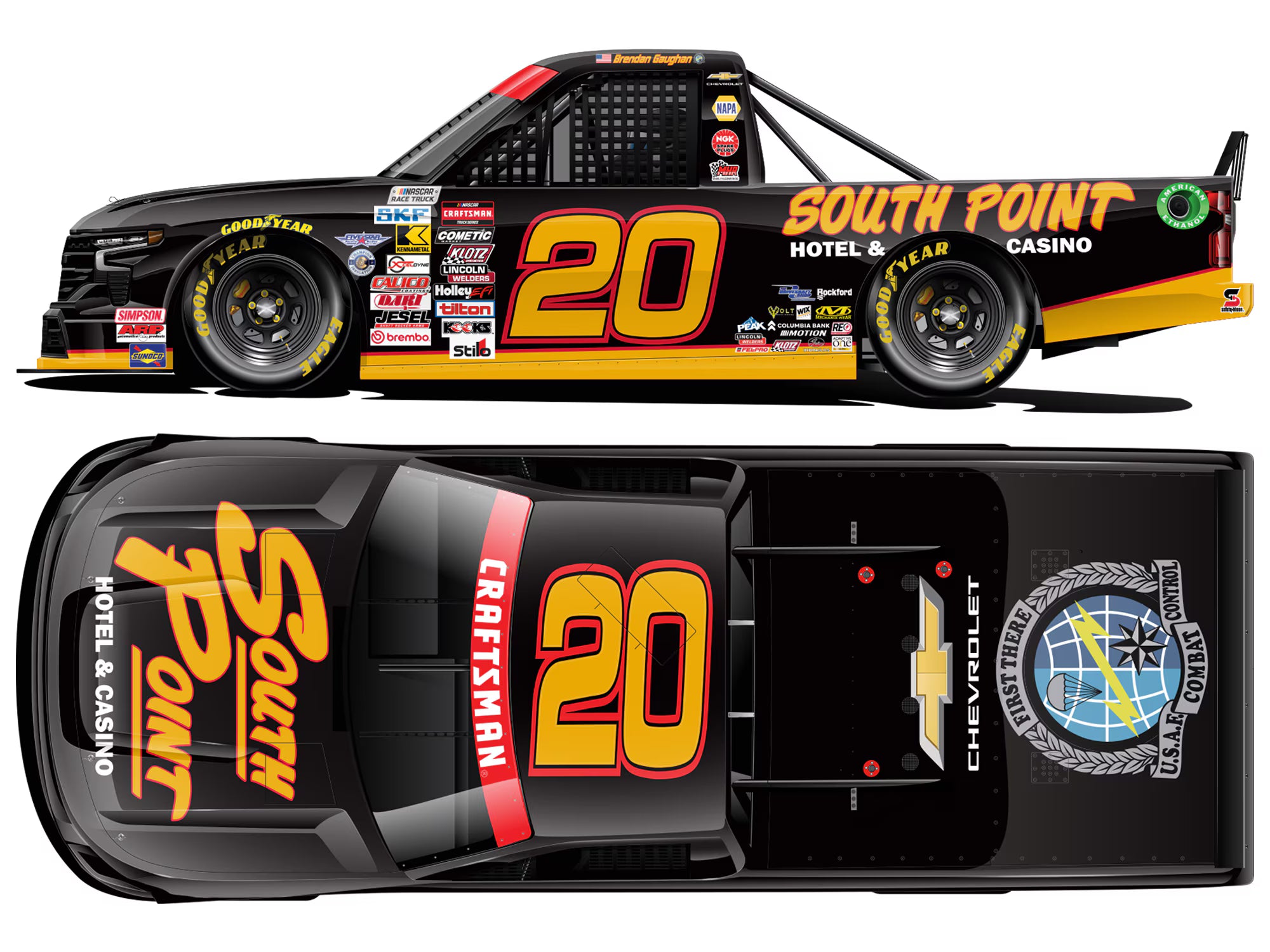 (Preorder) BRENDAN GAUGHAN 2026 SOUTH POINT CASINO 1:24 ARC DIECAST