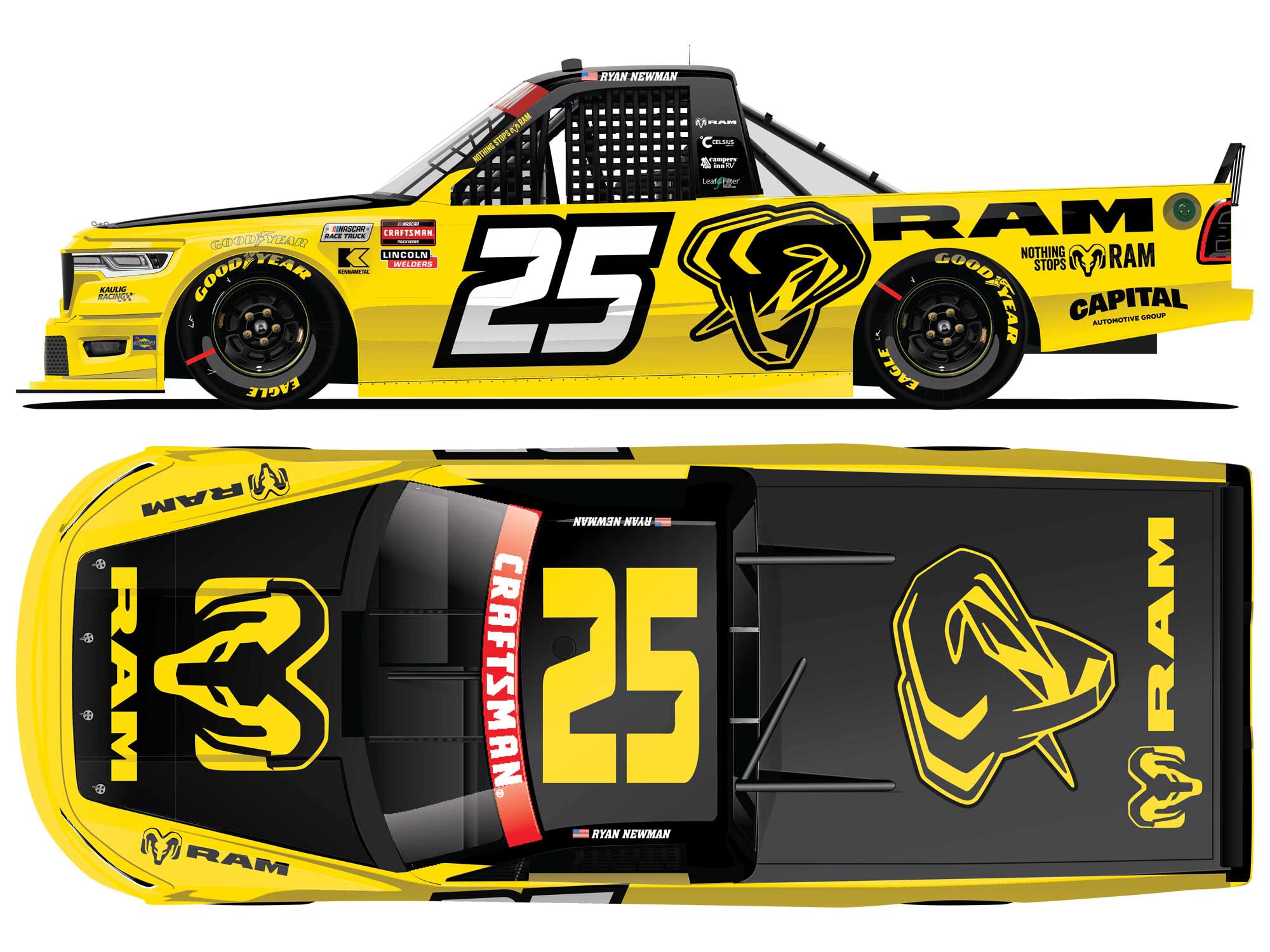 (Preorder) Ryan Newman 2026 RAM Trucks 1:64