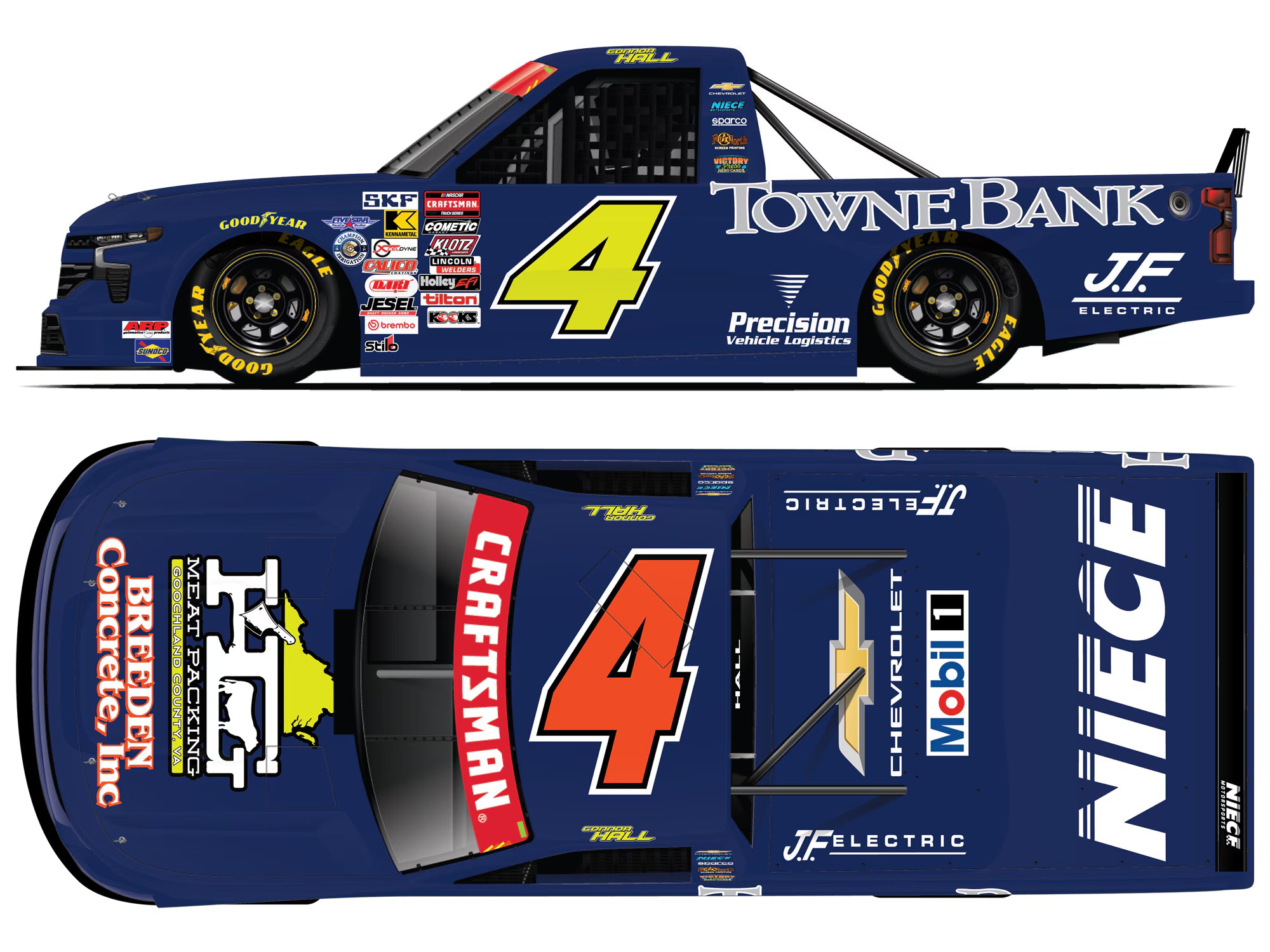 (Preorder) Connor Hall 2026 Townebank/Breeden Concrete 1:64