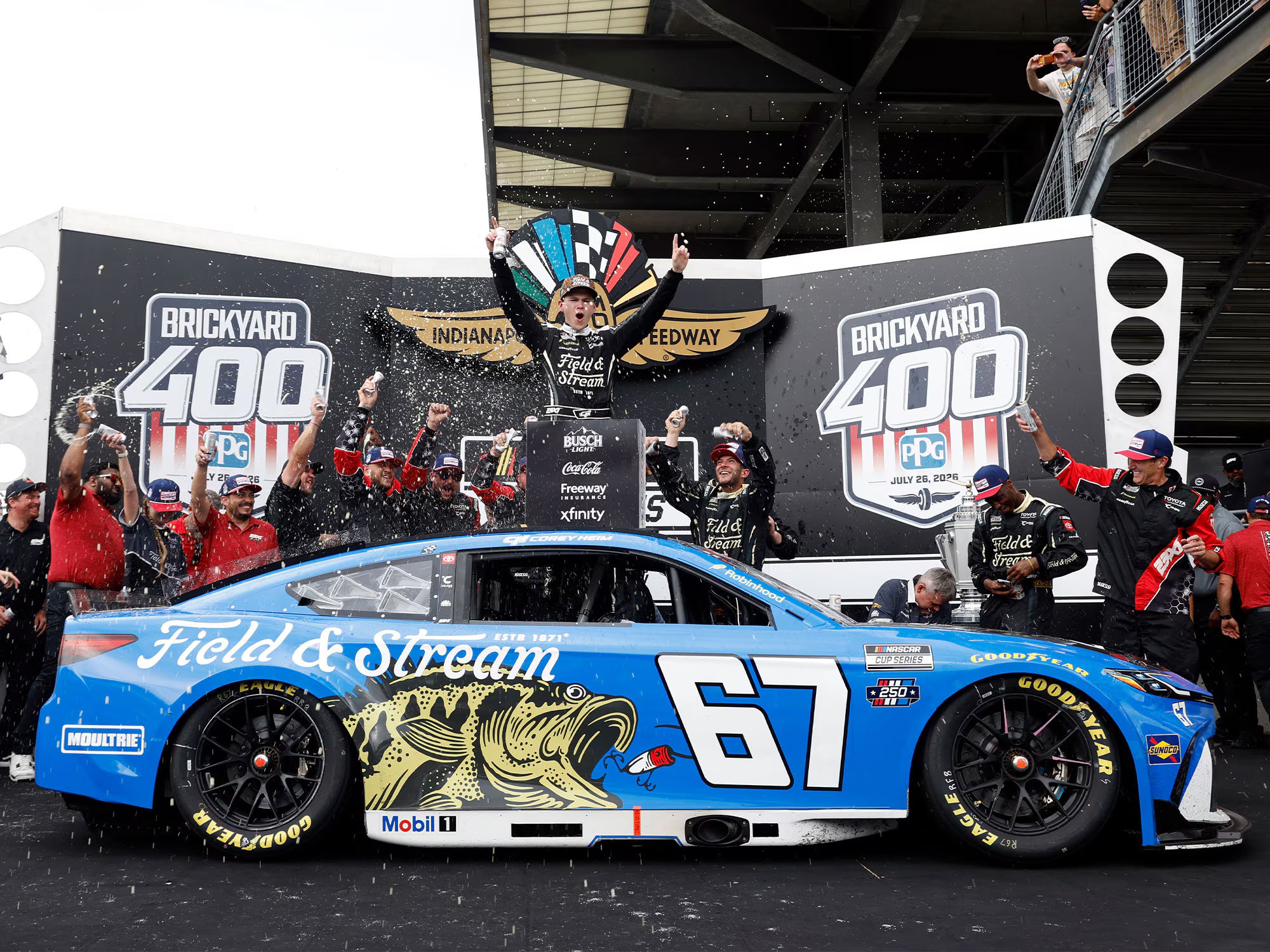 (Preorder) Corey Heim 2026 Field & Stream Indianapolis Raced Win - 1:64